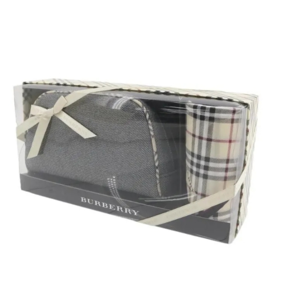 Burberry Nova Check Pouch Set